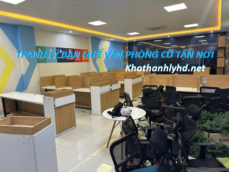 Thu mua bàn ghế văn phòng Kho Thanh Lý HD