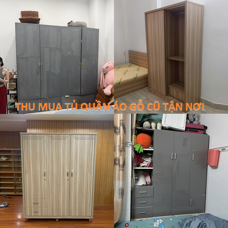 Thu mua tủ quần áo gỗ cũ