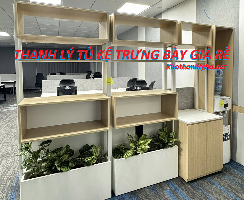 Thanh lý tủ kệ trưng bày giá rẻ