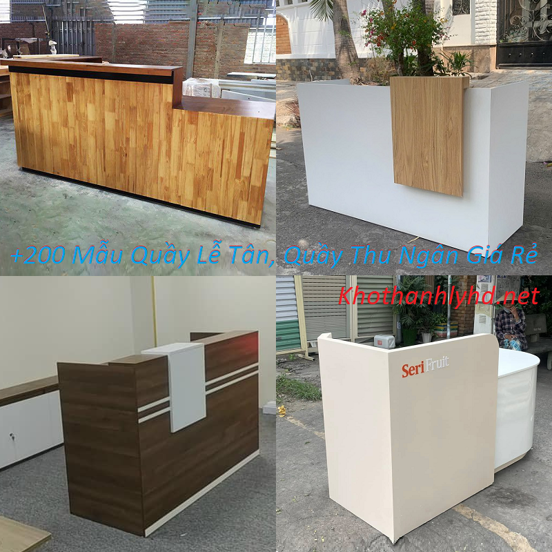 Mẫu quầy lễ tân thanh lý giá rẻ
