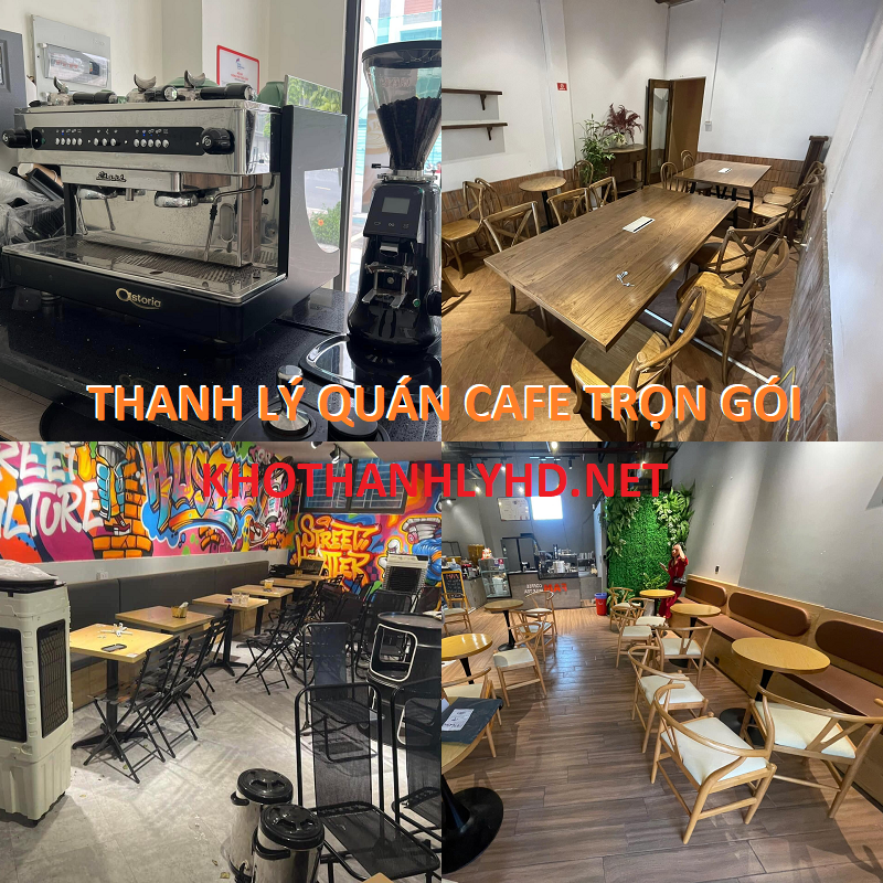 Thanh lý trọn gói quán cafe