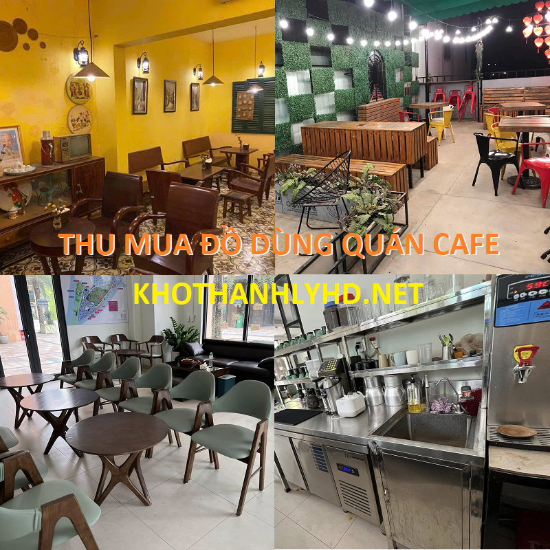 Thu mua đồ dùng quán cafe