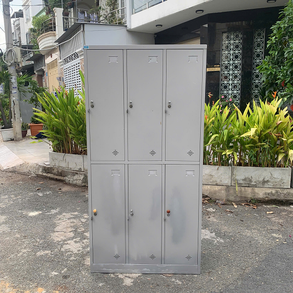 Tủ locker sắt 6 cánh