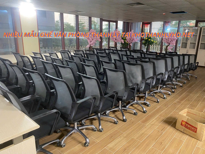 Ghế văn phòng thanh lý giá rẻ nhiều mẫu tại TPHCM