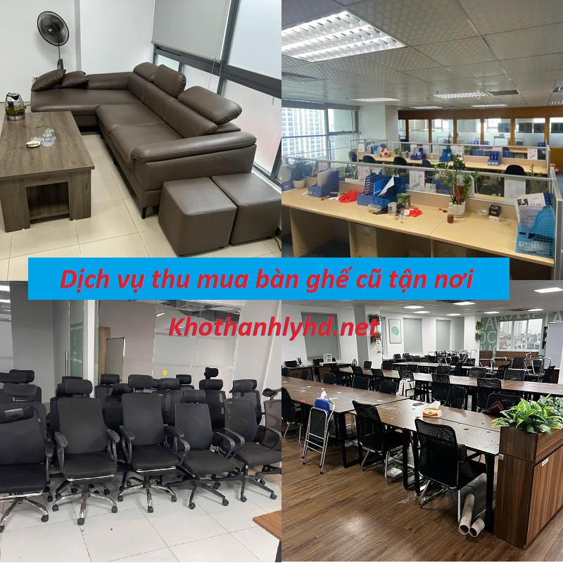 Dịch vụ thu mua bàn ghế cũ tận nơi tại phường tân sơn hoà