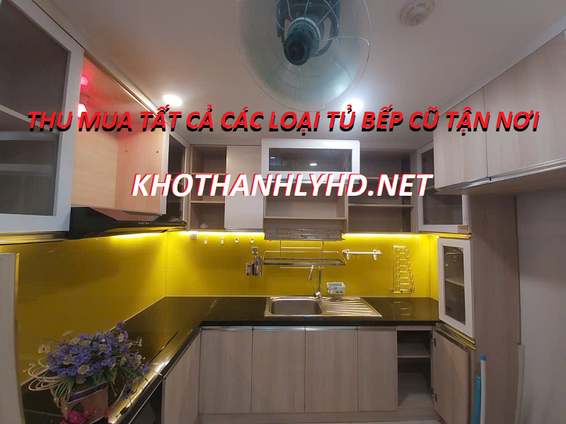 Nhận thu mua tủ bếp gỗ cũ tận nơi giá cao